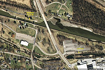 Google Earth view of Erie Canal Locks 30 and 61